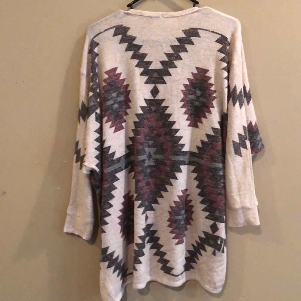 3 for $10 🌻Silvergate Cardigan Azteca print womens Large